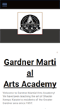 Mobile Screenshot of gardnermartialartsacademy.com